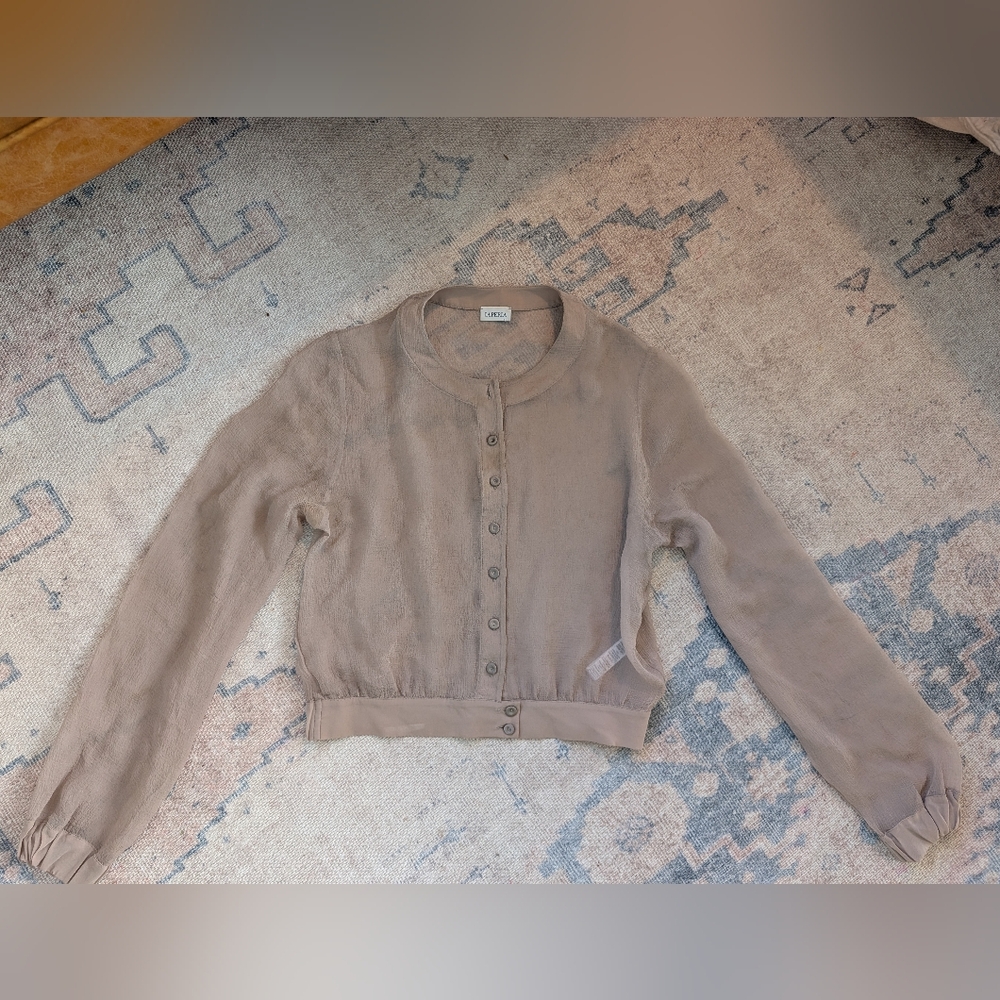 La Perla Sheer cardigan 100% Silk